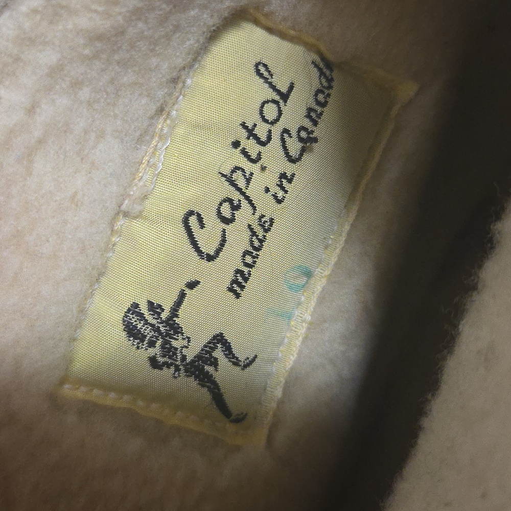 Vintage CAPITOL Made In Canada Fur Ankle Boots - Picture 4 of 5